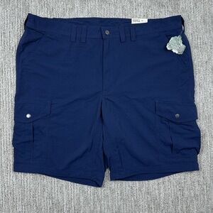 Duluth Trading Men's Armachillo Cooling Cargo Shorts‎ Relaxed Fit Size 44 Blue